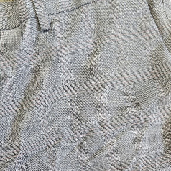 Banana Republic Slim Fit Navy Plaid Trouser Pants Size 35x32 - Picture 9 of 11